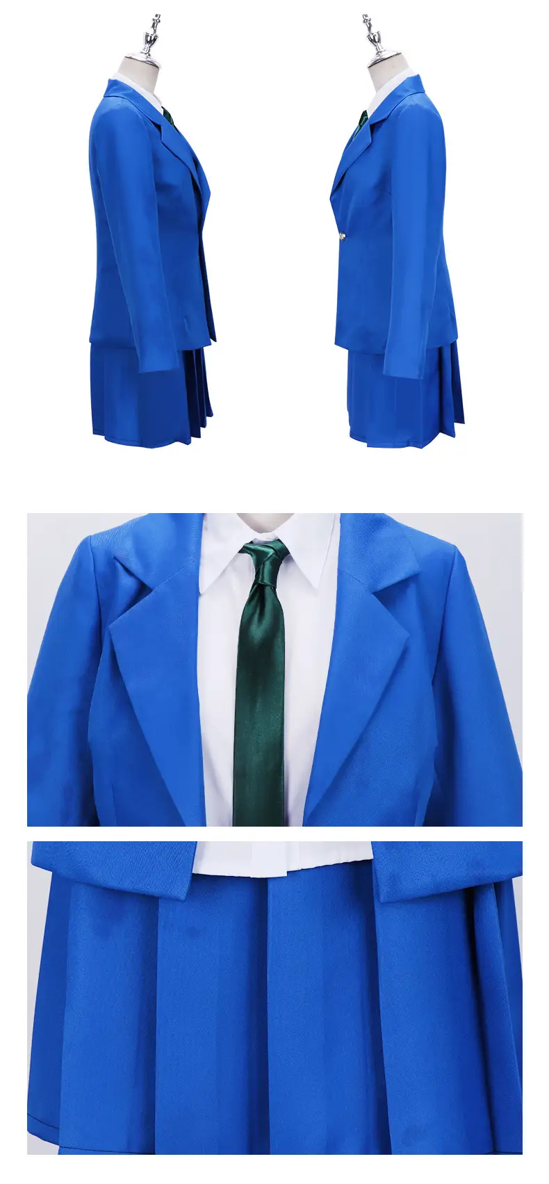 Kudo Shinichi Maoli Xiaolan Blue Suit Set for Women — feature 18