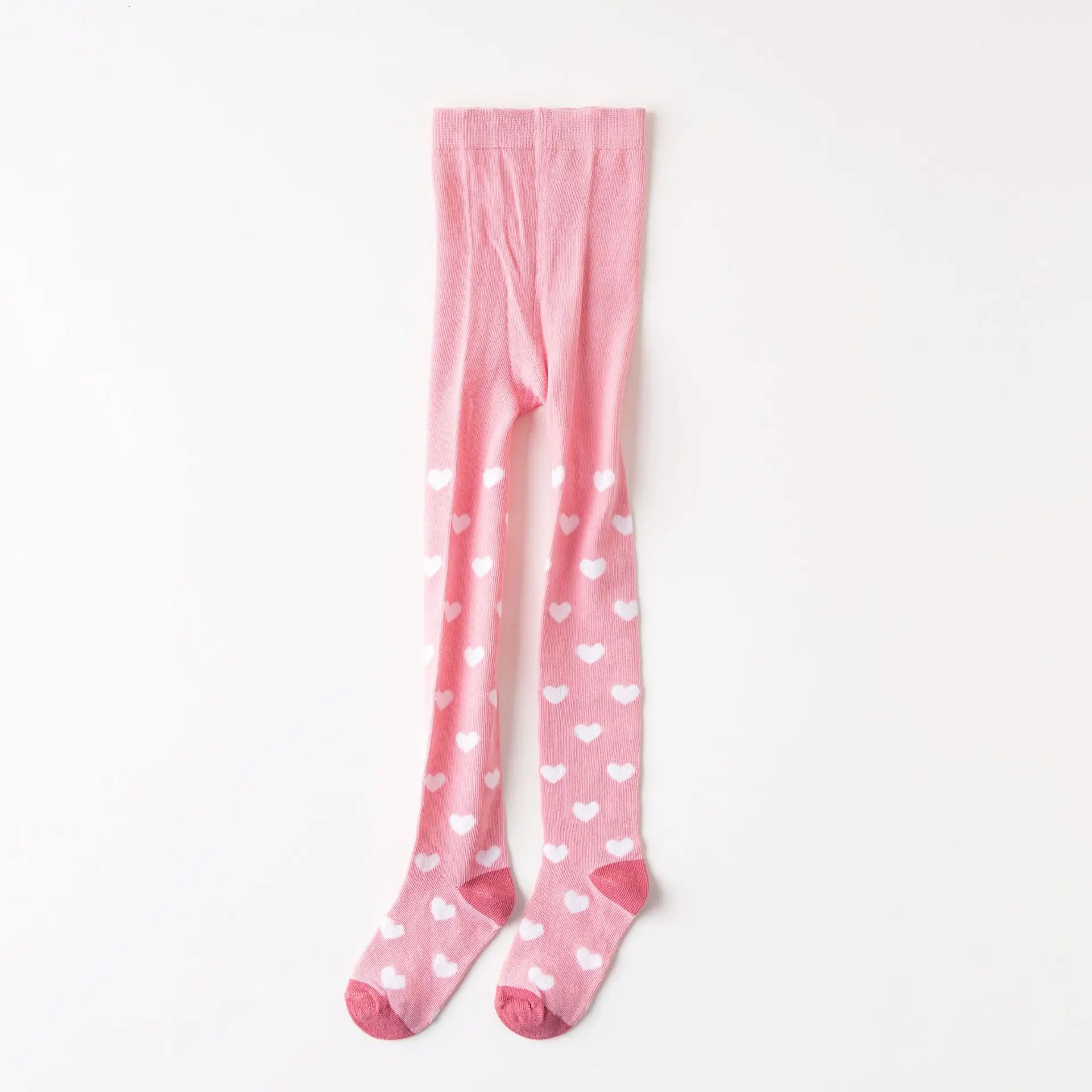 Cotton Seamless Splicing Tights for Girls - Image 3