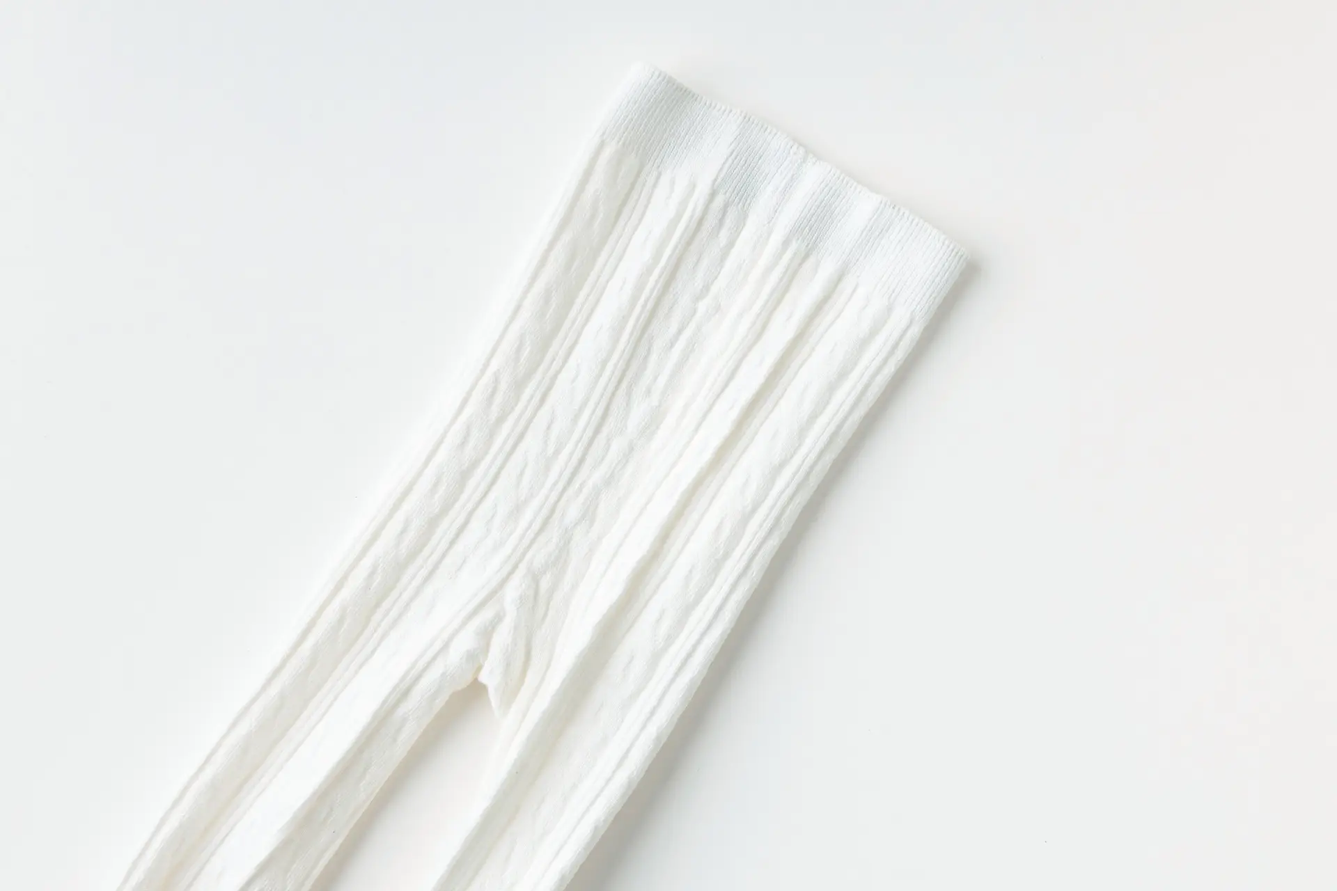 Cotton Seamless Splicing Tights for Girls — feature 2