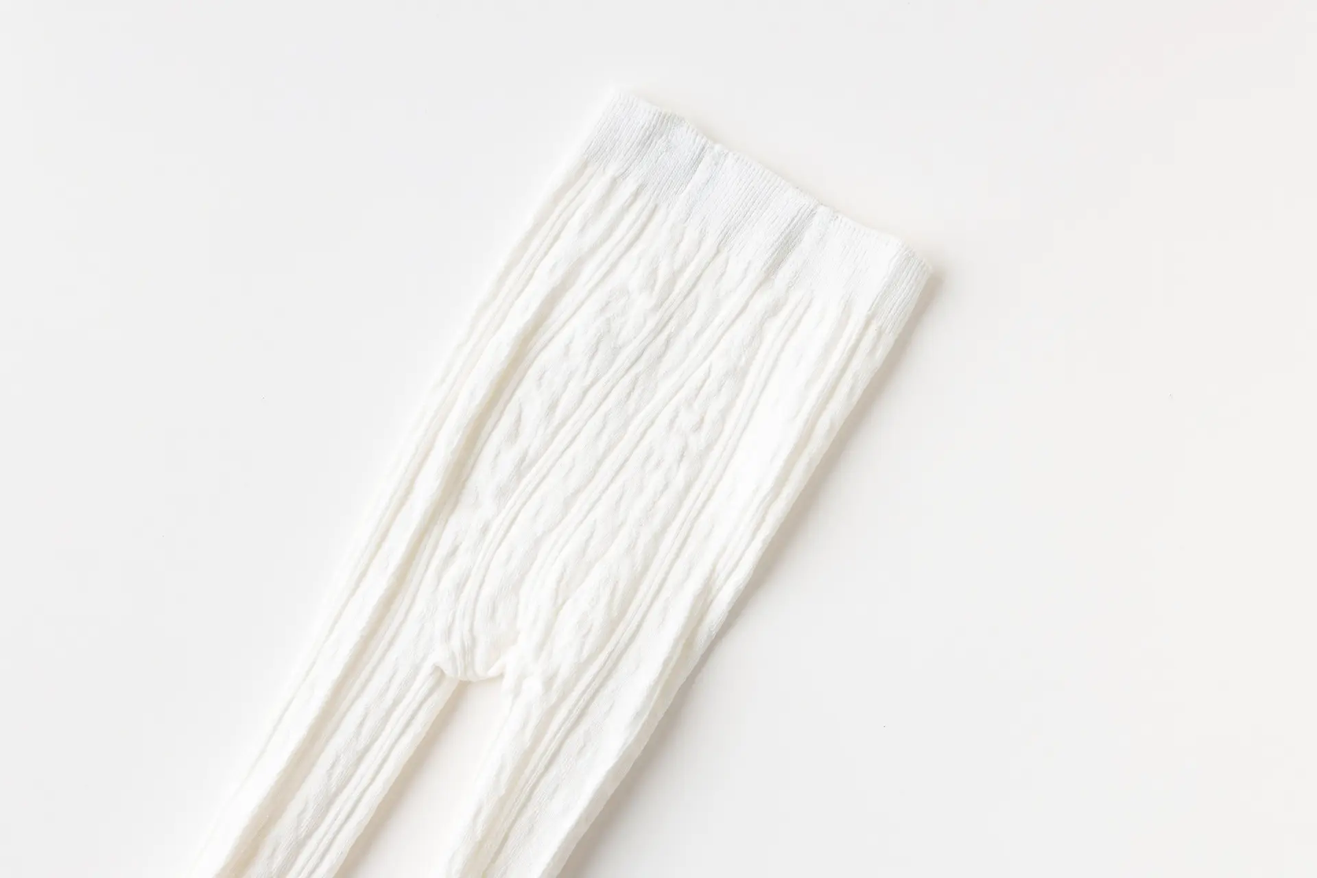 Cotton Seamless Splicing Tights for Girls — feature 3