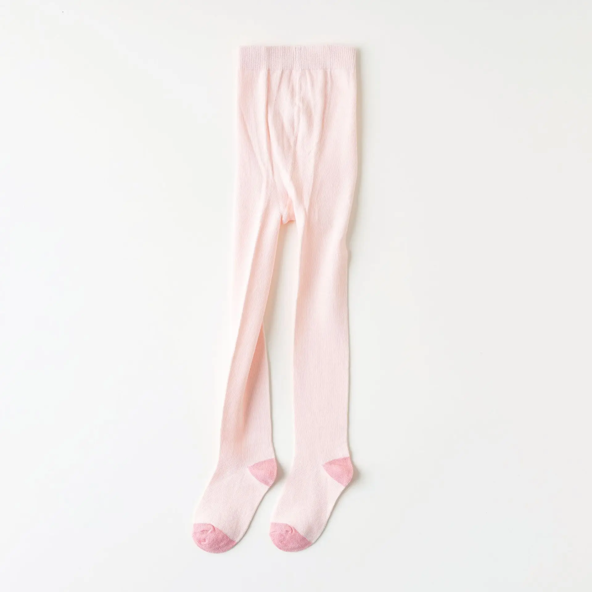 Cotton Seamless Splicing Tights for Girls - Image 4