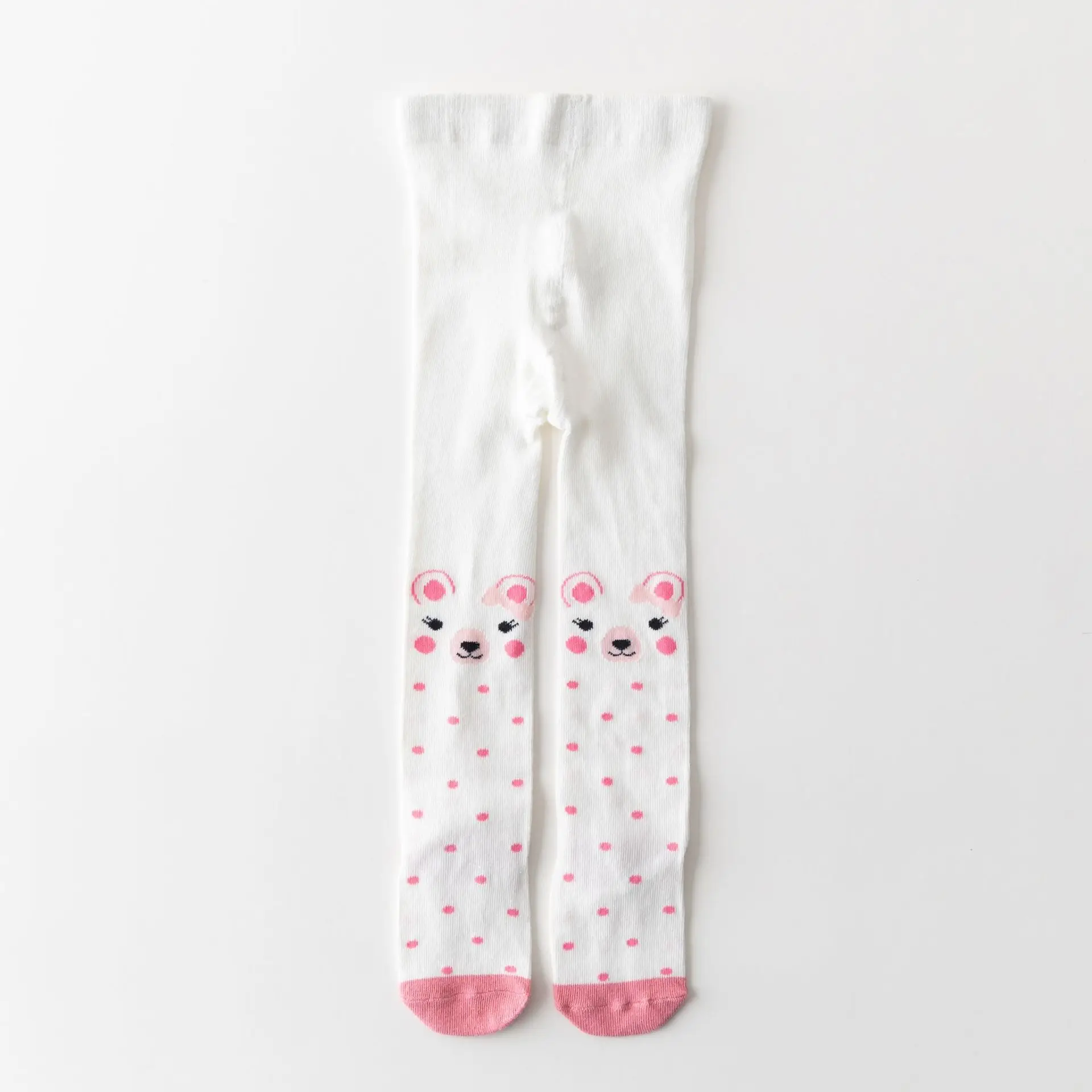 Cotton Seamless Splicing Tights for Girls - Image 6