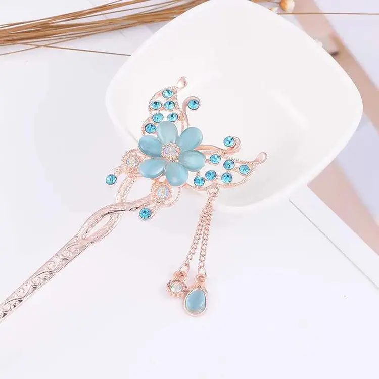 Women Vintage Tassel Alloy Hairpin 2025 Spring Summer - Image 157