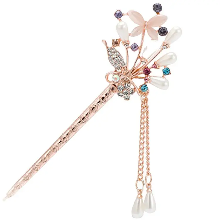 Women Vintage Tassel Alloy Hairpin 2025 Spring Summer - Image 158