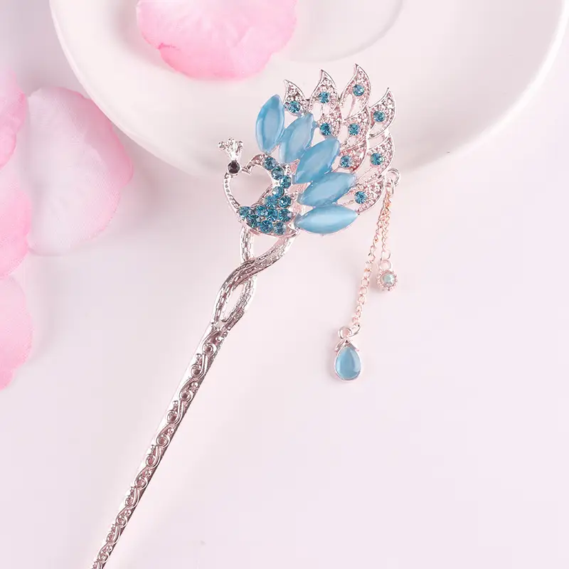 Women Vintage Tassel Alloy Hairpin 2025 Spring Summer - Image 100