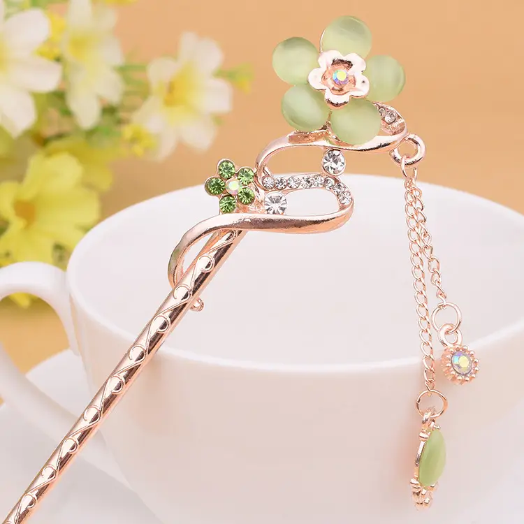 Women Vintage Tassel Alloy Hairpin 2025 Spring Summer - Image 106