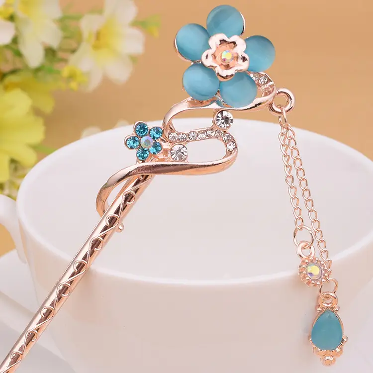 Women Vintage Tassel Alloy Hairpin 2025 Spring Summer - Image 108
