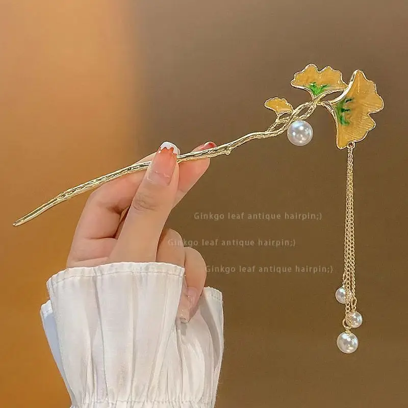 Women Vintage Tassel Alloy Hairpin 2025 Spring Summer - Image 109