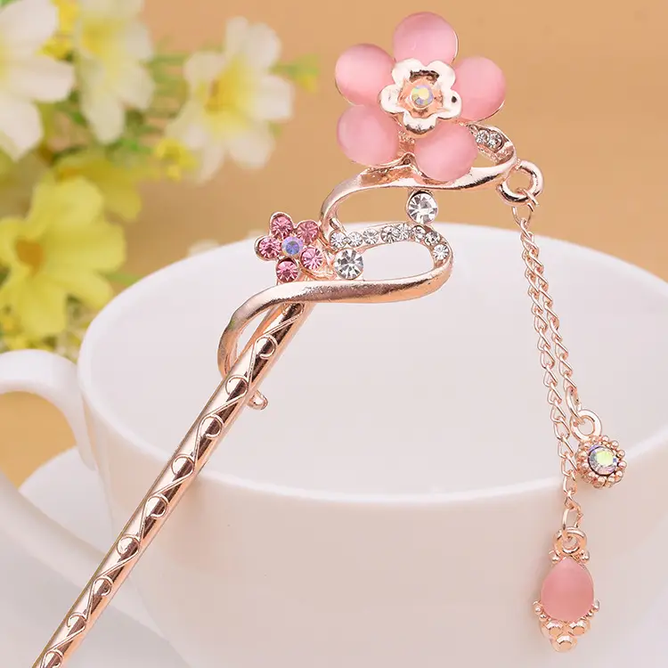 Women Vintage Tassel Alloy Hairpin 2025 Spring Summer - Image 110