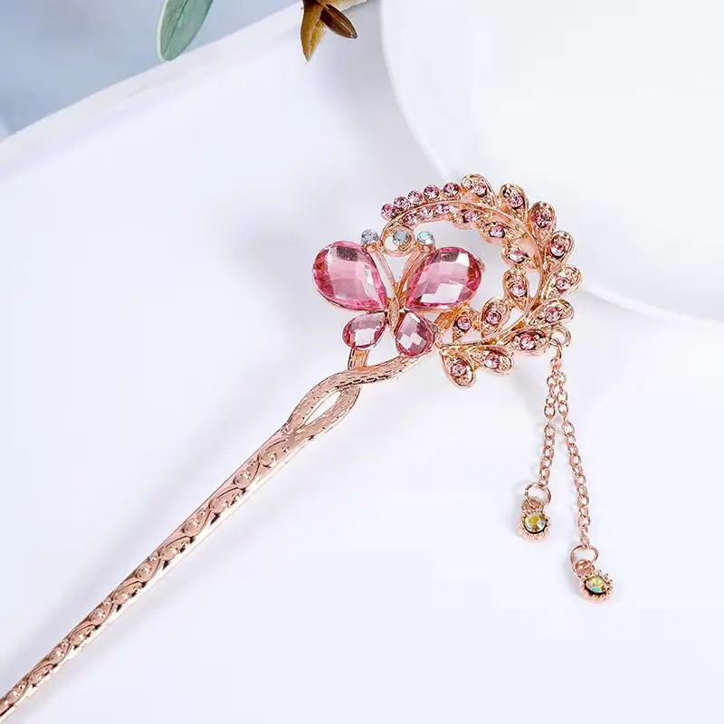 Women Vintage Tassel Alloy Hairpin 2025 Spring Summer - Image 133