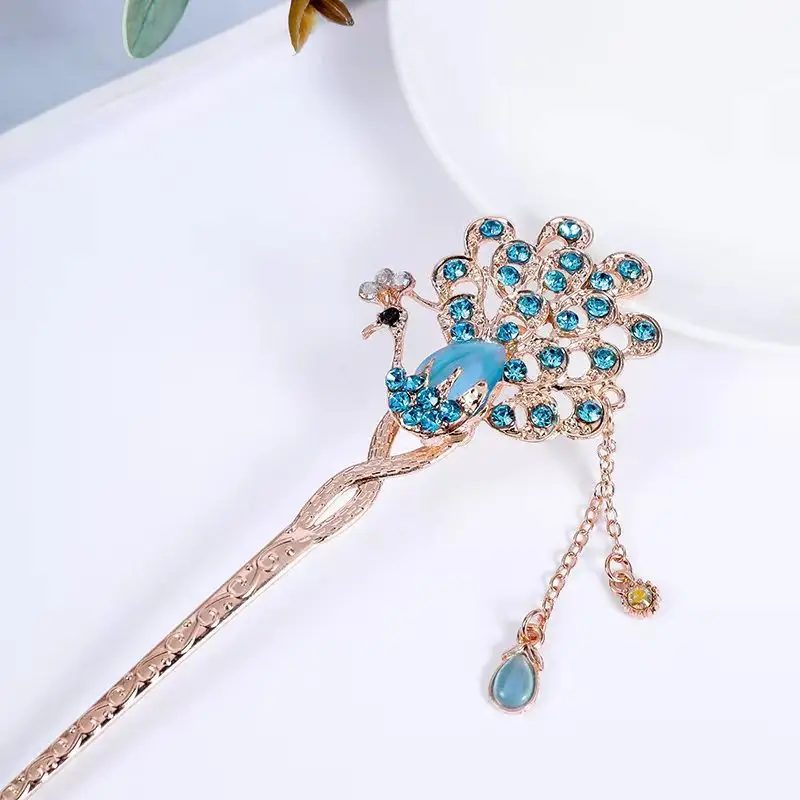 Women Vintage Tassel Alloy Hairpin 2025 Spring Summer - Image 134