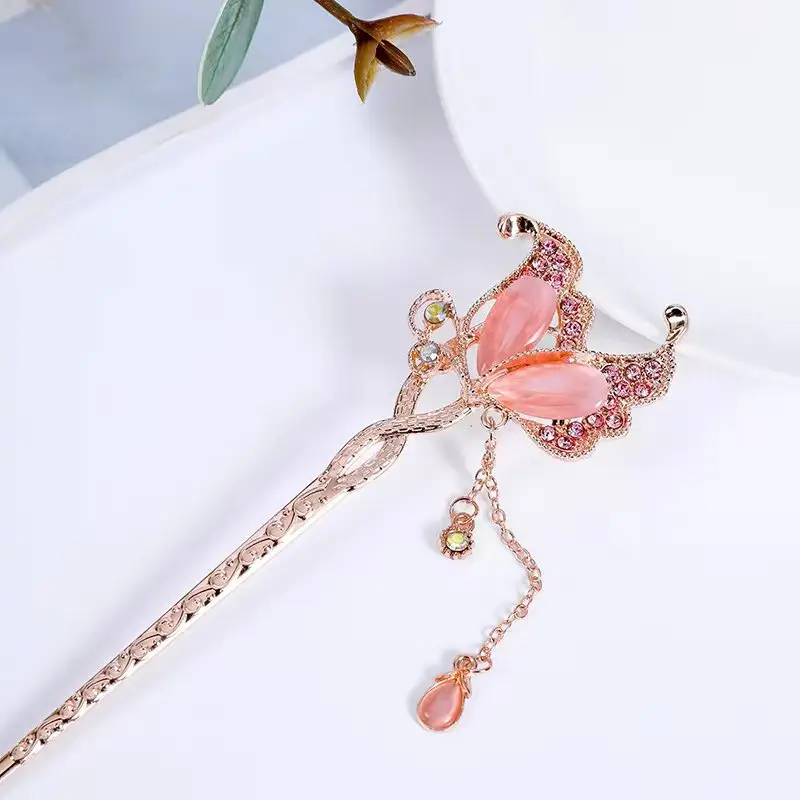 Women Vintage Tassel Alloy Hairpin 2025 Spring Summer - Image 135