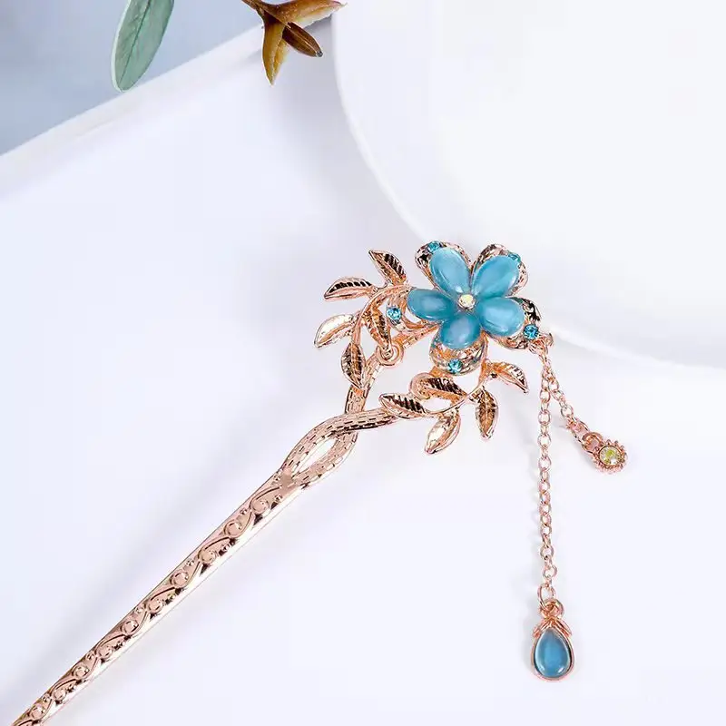 Women Vintage Tassel Alloy Hairpin 2025 Spring Summer - Image 141