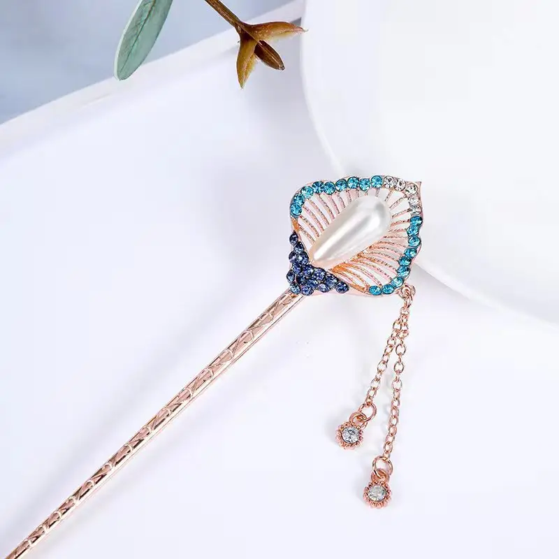 Women Vintage Tassel Alloy Hairpin 2025 Spring Summer - Image 146
