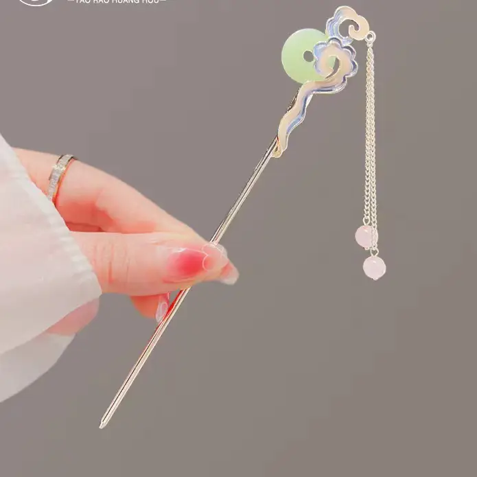 Women Vintage Tassel Alloy Hairpin 2025 Spring Summer - Image 148