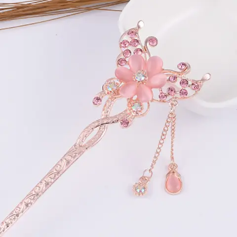 Women Vintage Tassel Alloy Hairpin 2025 Spring Summer - Image 16