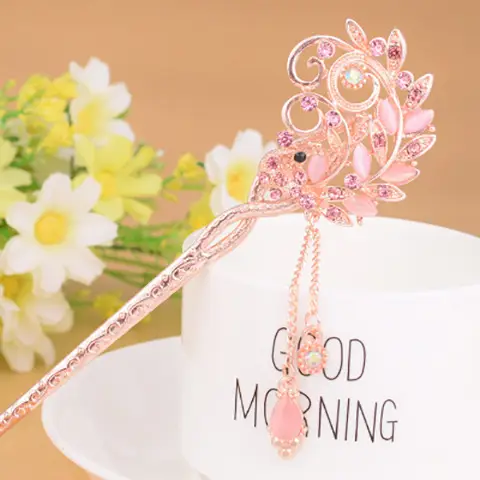 Women Vintage Tassel Alloy Hairpin 2025 Spring Summer - Image 17