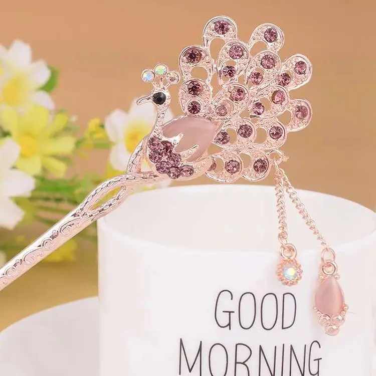 Women Vintage Tassel Alloy Hairpin 2025 Spring Summer - Image 18