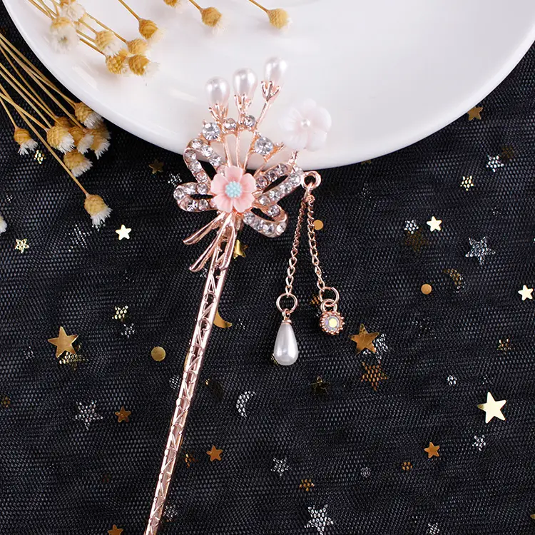 Women Vintage Tassel Alloy Hairpin 2025 Spring Summer - Image 26