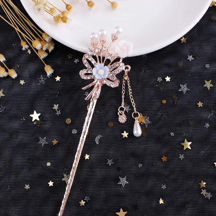 Women Vintage Tassel Alloy Hairpin 2025 Spring Summer - Image 27