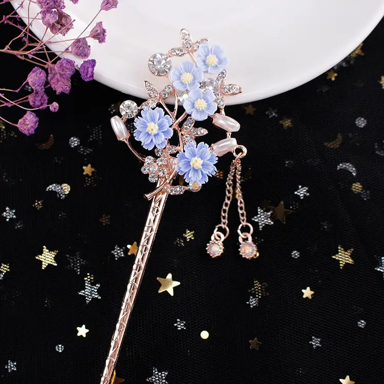 Women Vintage Tassel Alloy Hairpin 2025 Spring Summer - Image 30