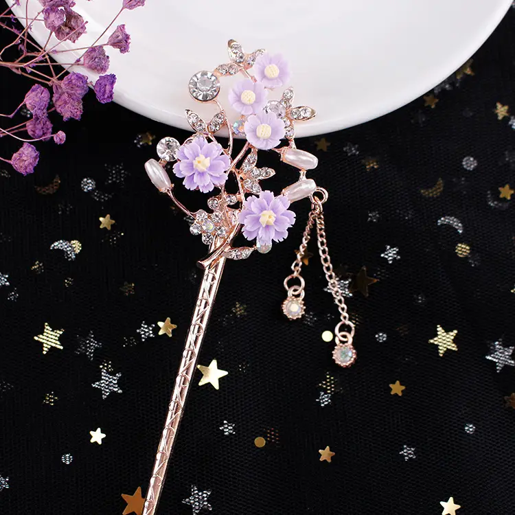 Women Vintage Tassel Alloy Hairpin 2025 Spring Summer - Image 31