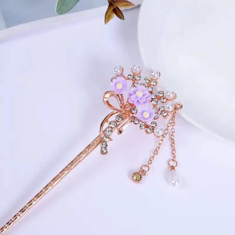 Women Vintage Tassel Alloy Hairpin 2025 Spring Summer - Image 36