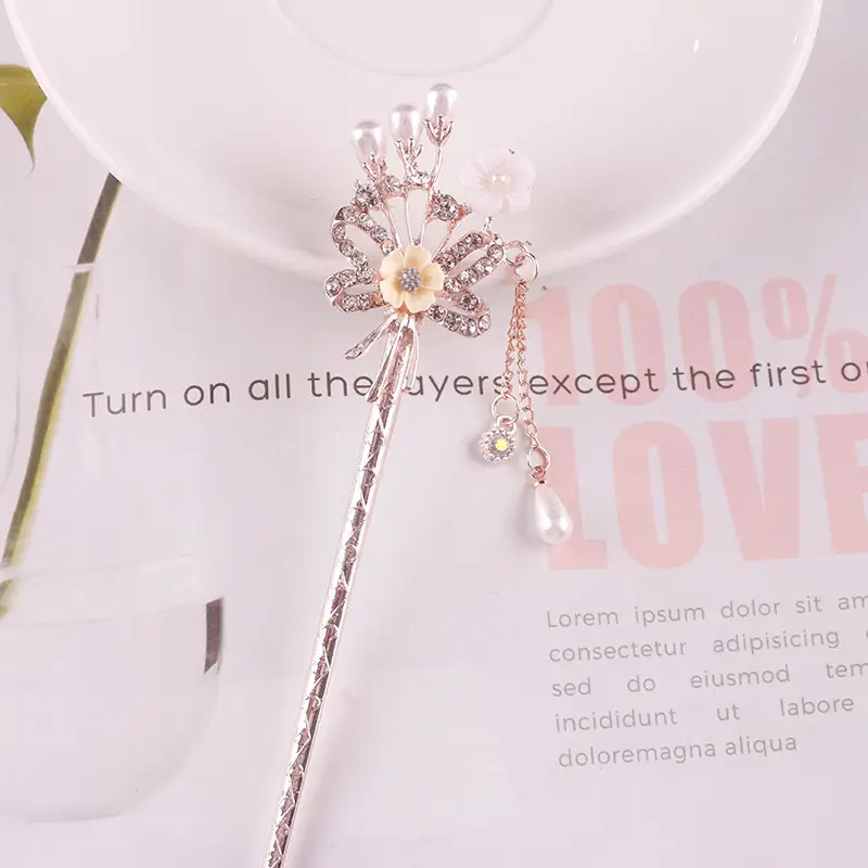 Women Vintage Tassel Alloy Hairpin 2025 Spring Summer - Image 38