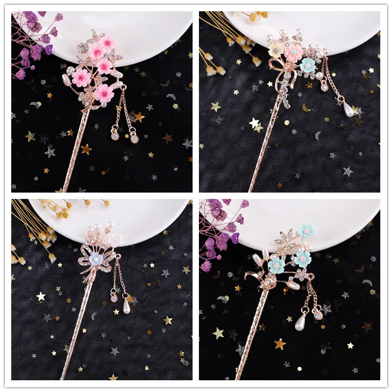 Women Vintage Tassel Alloy Hairpin 2025 Spring Summer - Image 39