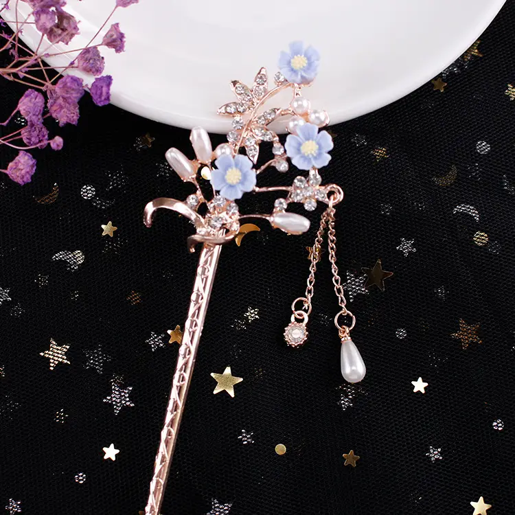 Women Vintage Tassel Alloy Hairpin 2025 Spring Summer - Image 43