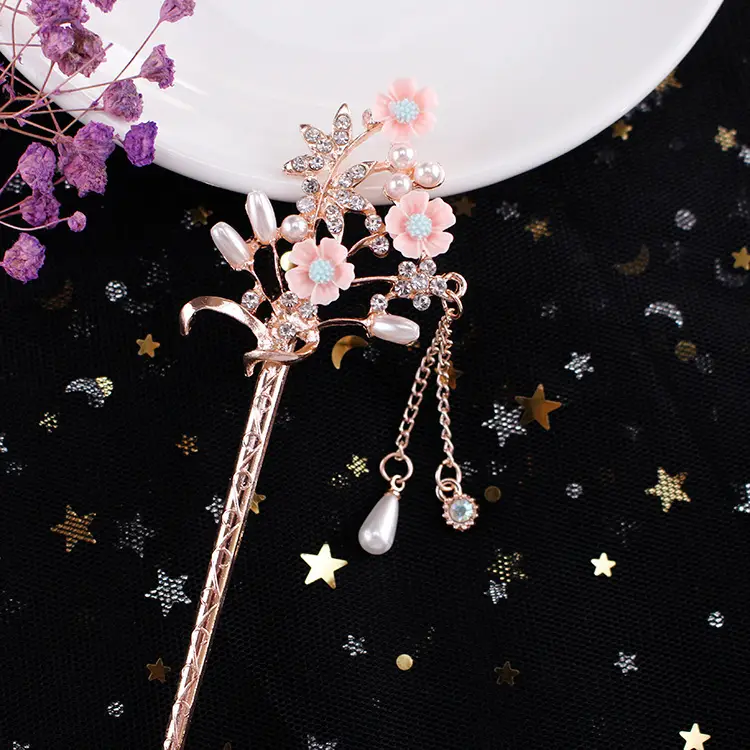 Women Vintage Tassel Alloy Hairpin 2025 Spring Summer - Image 44