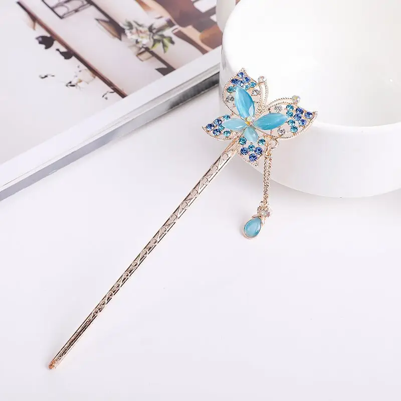 Women Vintage Tassel Alloy Hairpin 2025 Spring Summer - Image 45