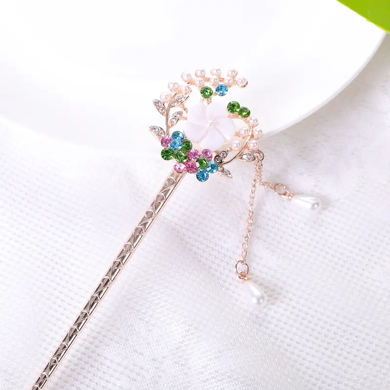 Women Vintage Tassel Alloy Hairpin 2025 Spring Summer - Image 57