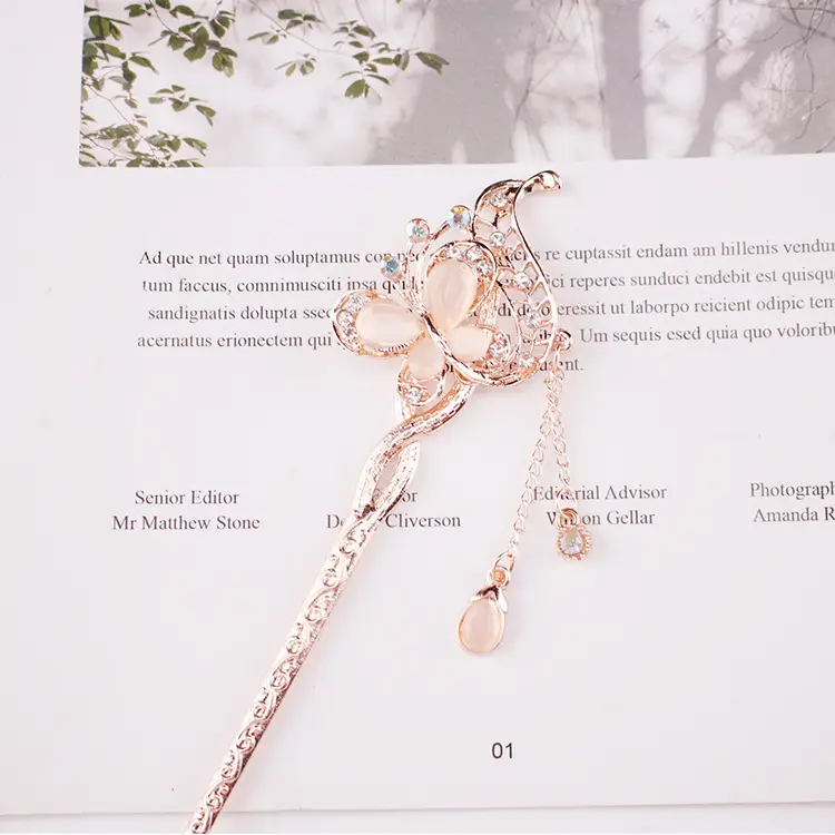Women Vintage Tassel Alloy Hairpin 2025 Spring Summer - Image 75