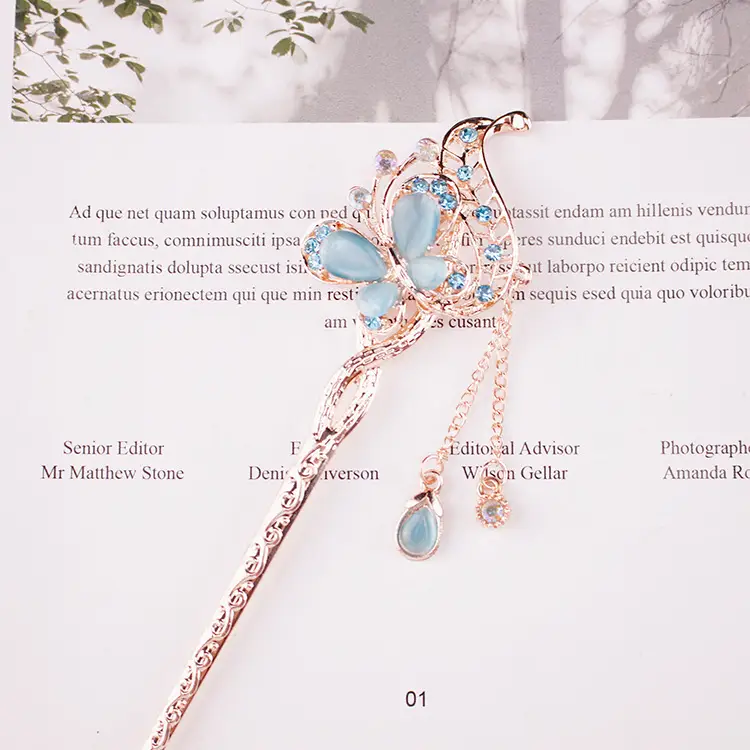 Women Vintage Tassel Alloy Hairpin 2025 Spring Summer - Image 76