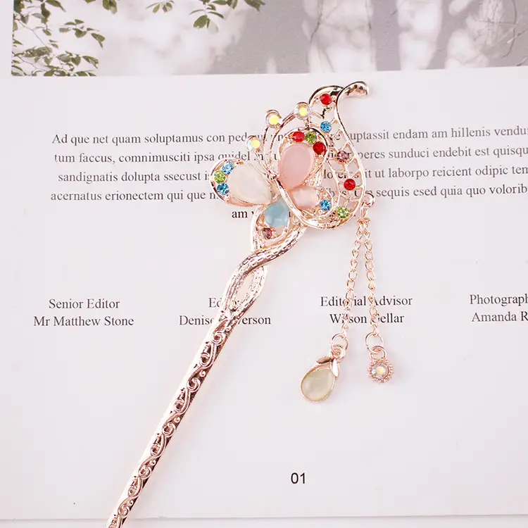 Women Vintage Tassel Alloy Hairpin 2025 Spring Summer - Image 77