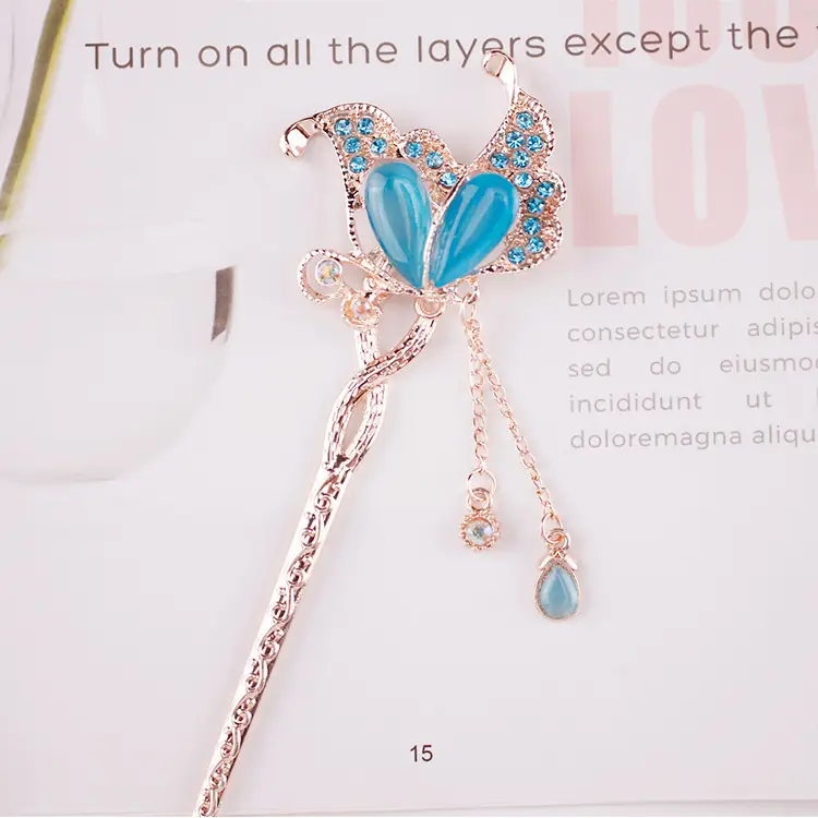 Women Vintage Tassel Alloy Hairpin 2025 Spring Summer - Image 78