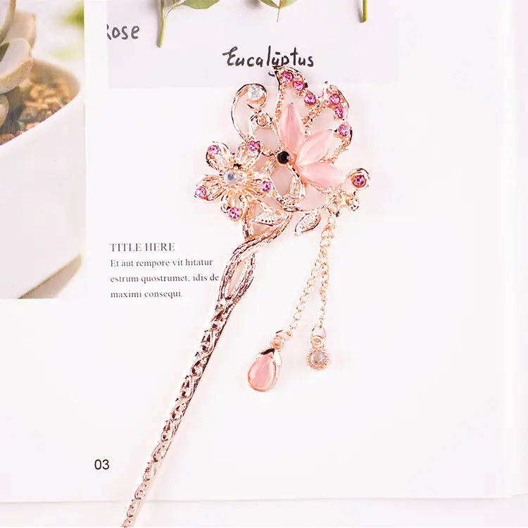 Women Vintage Tassel Alloy Hairpin 2025 Spring Summer - Image 79