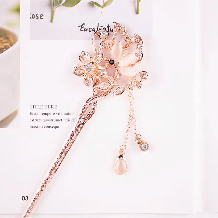Women Vintage Tassel Alloy Hairpin 2025 Spring Summer - Image 80