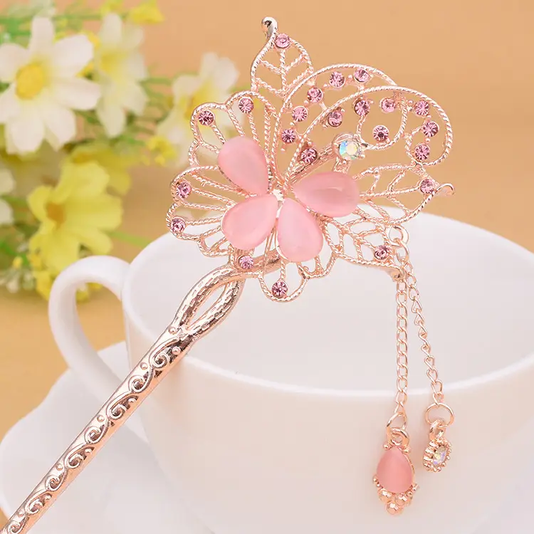 Women Vintage Tassel Alloy Hairpin 2025 Spring Summer - Image 81