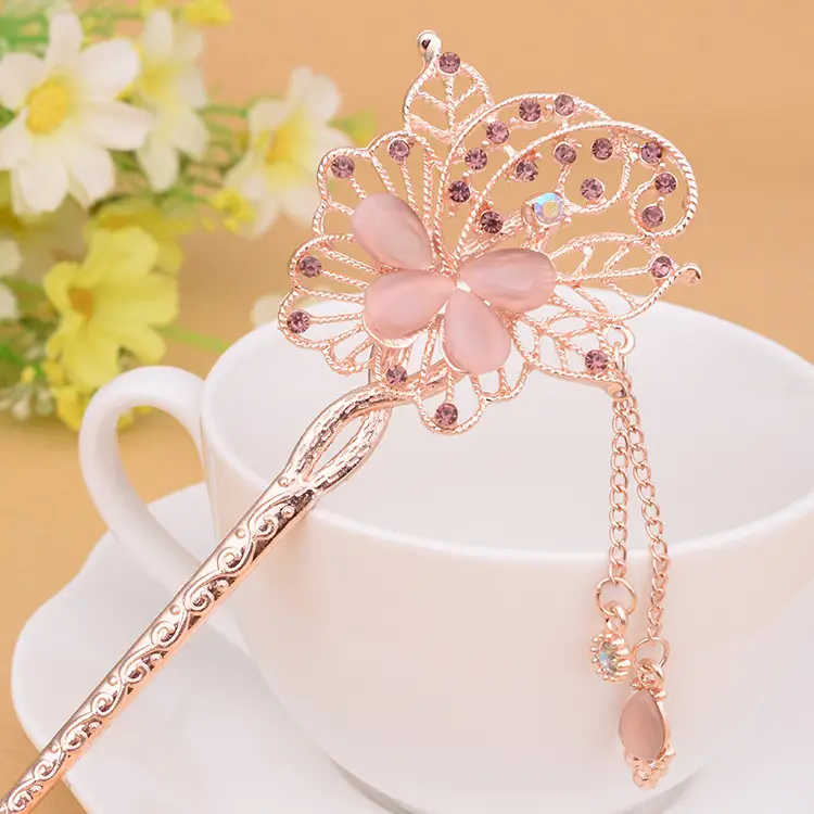 Women Vintage Tassel Alloy Hairpin 2025 Spring Summer - Image 84