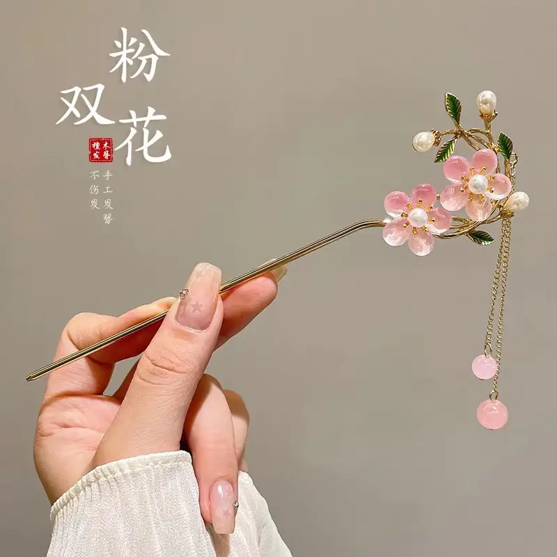 Women Vintage Tassel Alloy Hairpin 2025 Spring Summer - Image 97