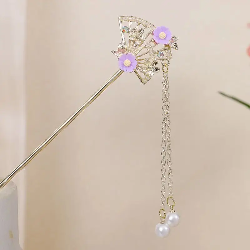 Women Vintage Tassel Alloy Hairpin 2025 Spring Summer - Image 99