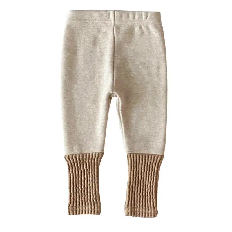 2026 Korean Baby Fleece Leggings Winter Warm Patchwork - Image 12