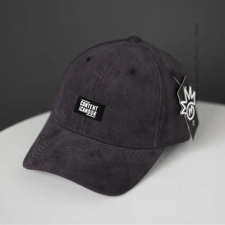 Japanese-Korean Style Casual Cap Hard Top Trendy Brand Letter Bending - Image 8