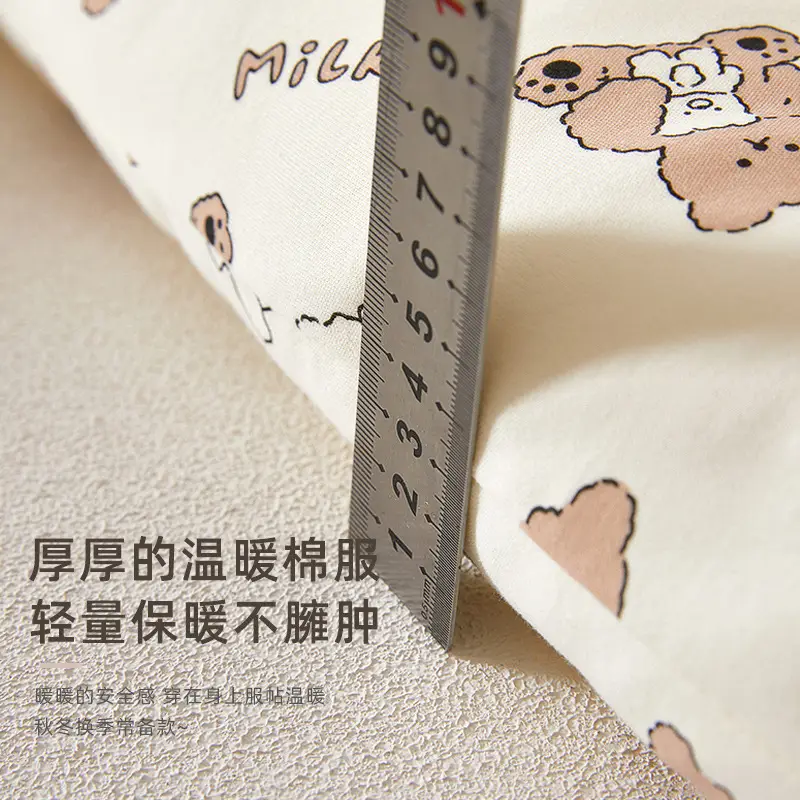 Baby Warm Padded Jumpsuit Cotton Autumn Winter - Image 6