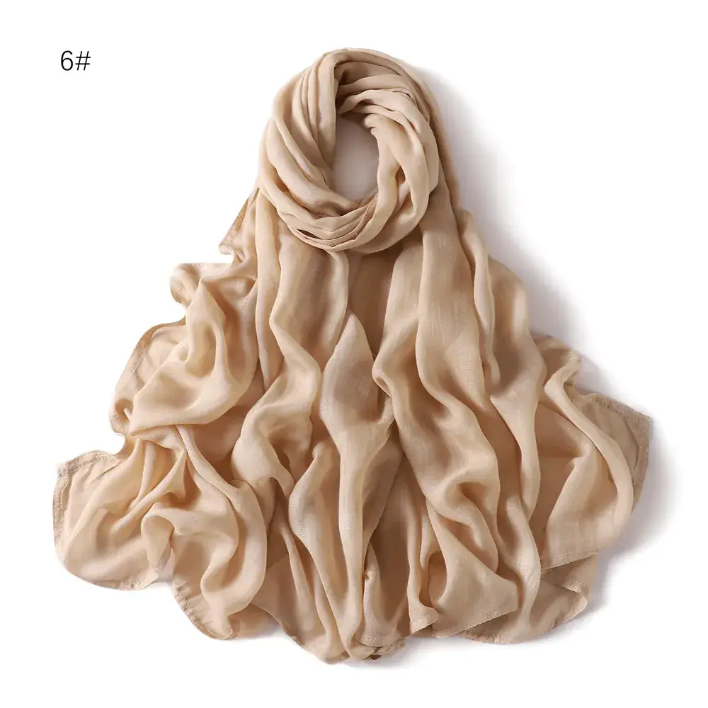 Brown Wide-brimmed Shawl for Women
