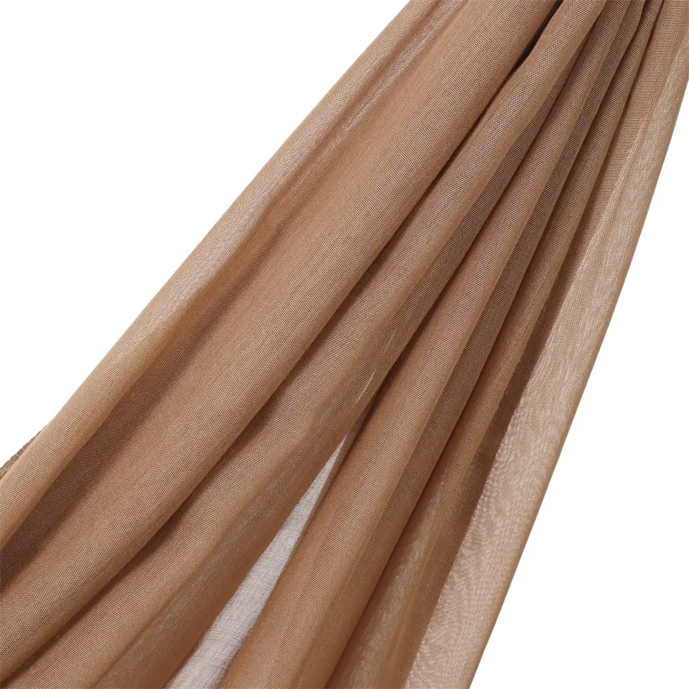 Brown Wide-brimmed Shawl for Women — feature 12