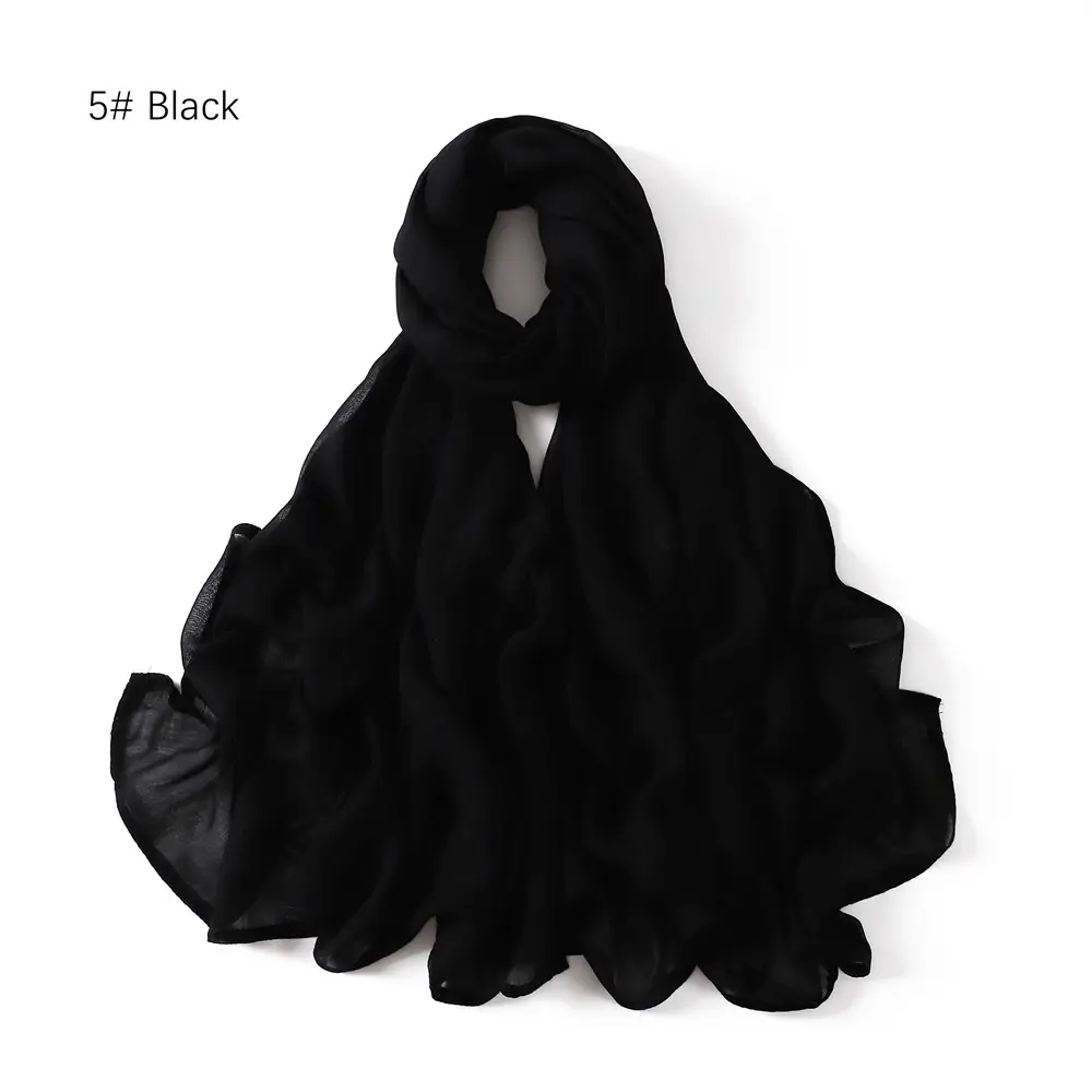 Brown Wide-brimmed Shawl for Women — feature 18