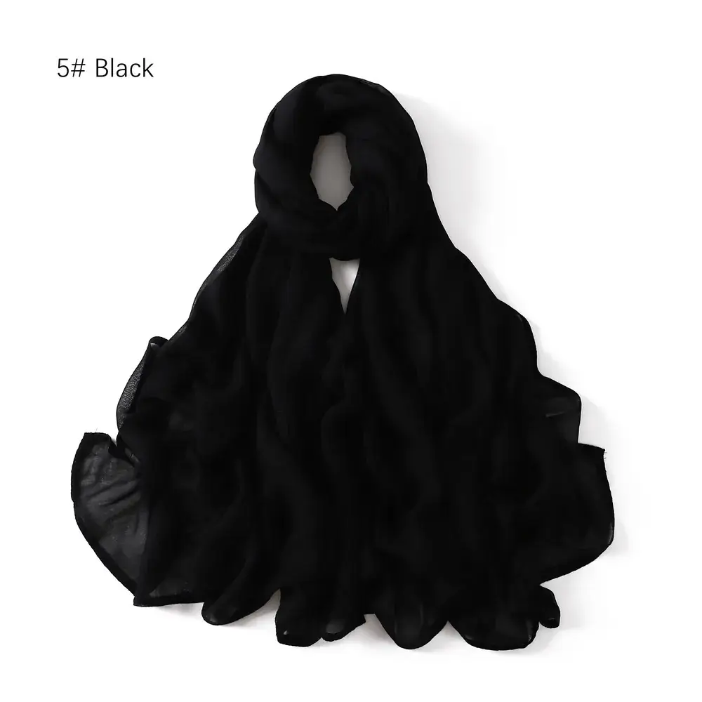 Brown Wide-brimmed Shawl for Women